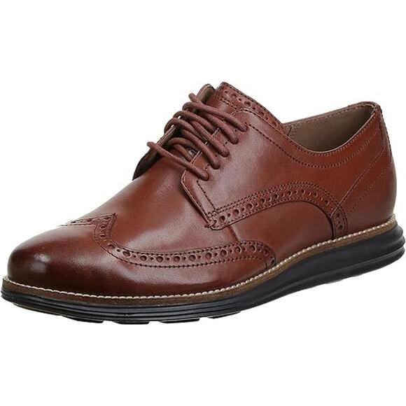 NWT Cole Haan Men\'s Original Grand Shortwing Oxford, Woodbury/Java, 13 M main image 5